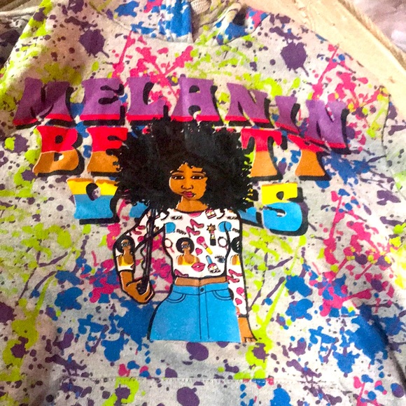 Drawstring MELANIN BEAUTY Sweater - Picture 1 of 2